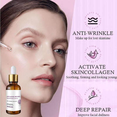 Retinol Serum for Face - Face Serum for Women - Anti-Aging & Anti-Wrinkle Serum - Hydrating Serum for Face - Serums Skincare - Moisturizing& Brightening