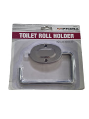 Toilet Roll Holder Loo Paper Wall Mounted Bathroom Screw Fit Stainless Steel