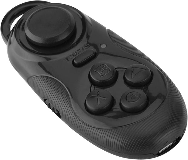 Ejoyous Bluetooth Remote Gamepad, Game Controller Joystick Selfie Timer Remote Controller, Mini Wireless Bluetooth Remote Gamepad, Pocket Selfie Remote Shutter Mouse for Ios/Android/Pc/Tv Box