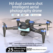 The New M12 RC Drone 8K Brushless Professional Edition Is Equipped with a Wide-Angle Three Tracking Camera with 12 Color Lights