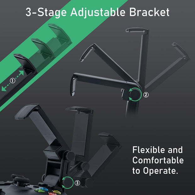 Mcbazel Xbox Series Mobile Gaming Clip,Adjustable Phone Game Holder Mount Clamp for Xbox Series X/Series S Wireless Controllers