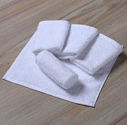 12 Piece 100% Pure Cotton & Bamboo Face Towel Set Make up Remover Cloth 30X30Cm