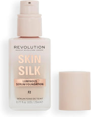 Makeup Revolution, Skin Silk Serum Foundation, Light to Medium Coverage, Contains Hyaluronic Acid, F7, 23Ml