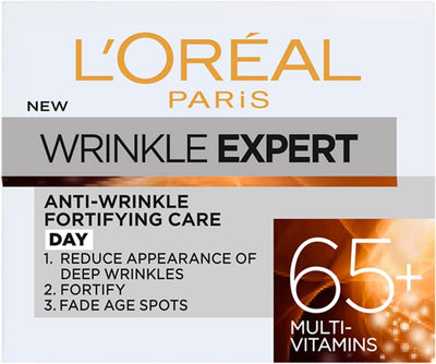 L'Oreal Wrinkle Expert Fortifying Skin Care for 65 plus Years, 50Ml