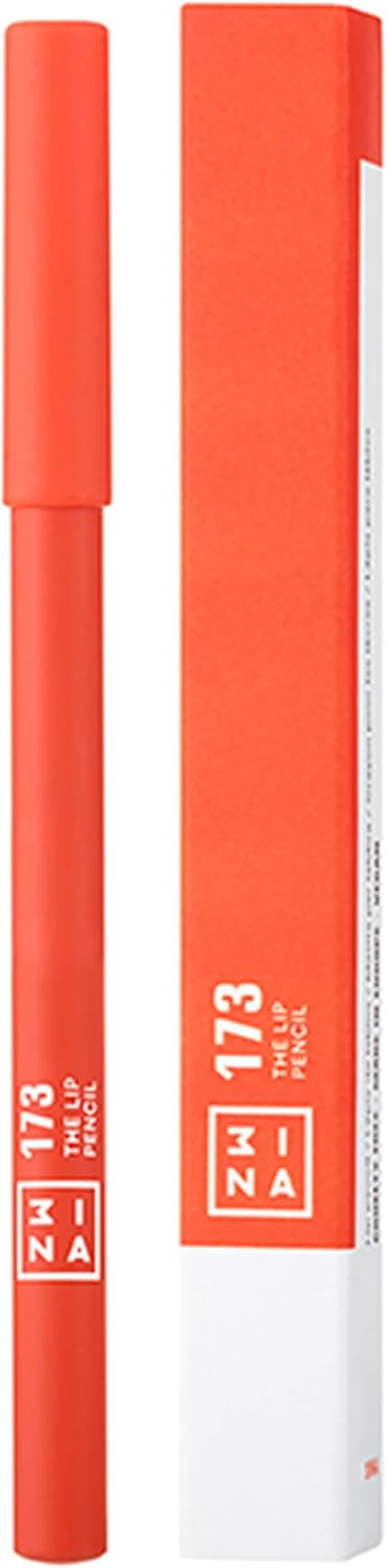 MAKEUP - the Lip Pencil 173 - Orange Lip Liner with Jojoba Oil to Hydrate and Nourish Your Lips - Volume Effect Lip Liner - Creamy and Precise Lip Liner - Vegan - Cruelty Free