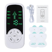 EMS Pulse Electric Muscle Stimulator Back Neck Body Massager Tens Acupuncture Meridian Physiotherapy Digital Massage Tools