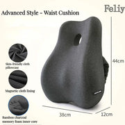 Memory Foam Waist Cushion Massage Back Orthopedic Pillow Lumbar Office Chair Cushion Car Seat Support Pad Buttock Coccyx Pillows