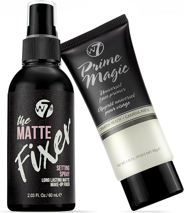 W7 Prime Magic Anti-Redness Face Primer - Green Colour Correcting Face Priming Formula - Vegan Makeup