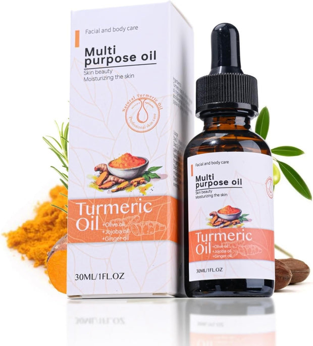 Dark Spot Correcting Glow Serum - Natual Turmeric Face Serum - Hydrating Serum for Moisturizing,Smoothing,Firming - Face Serum for Women - Dark Spot Remover for Face - Face Care