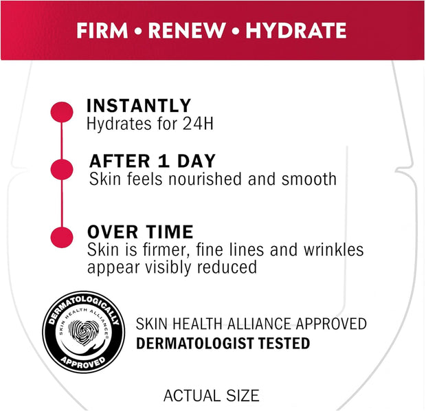 Olay Regenerist Day Face Cream, Anti-Wrinkle + Active Firming Skincare Moisturiser, Anti-Ageing Niacinamide and Peptides, Renews, Firms and Hydrates, Non-Greasy 50Ml