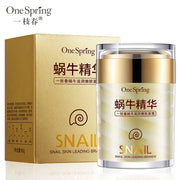 Snail Face Cream + Retinol Eye Massage Roller Serum 2Pcs Moisturizing Eye Bag Face Cream Korean Skin Care Products